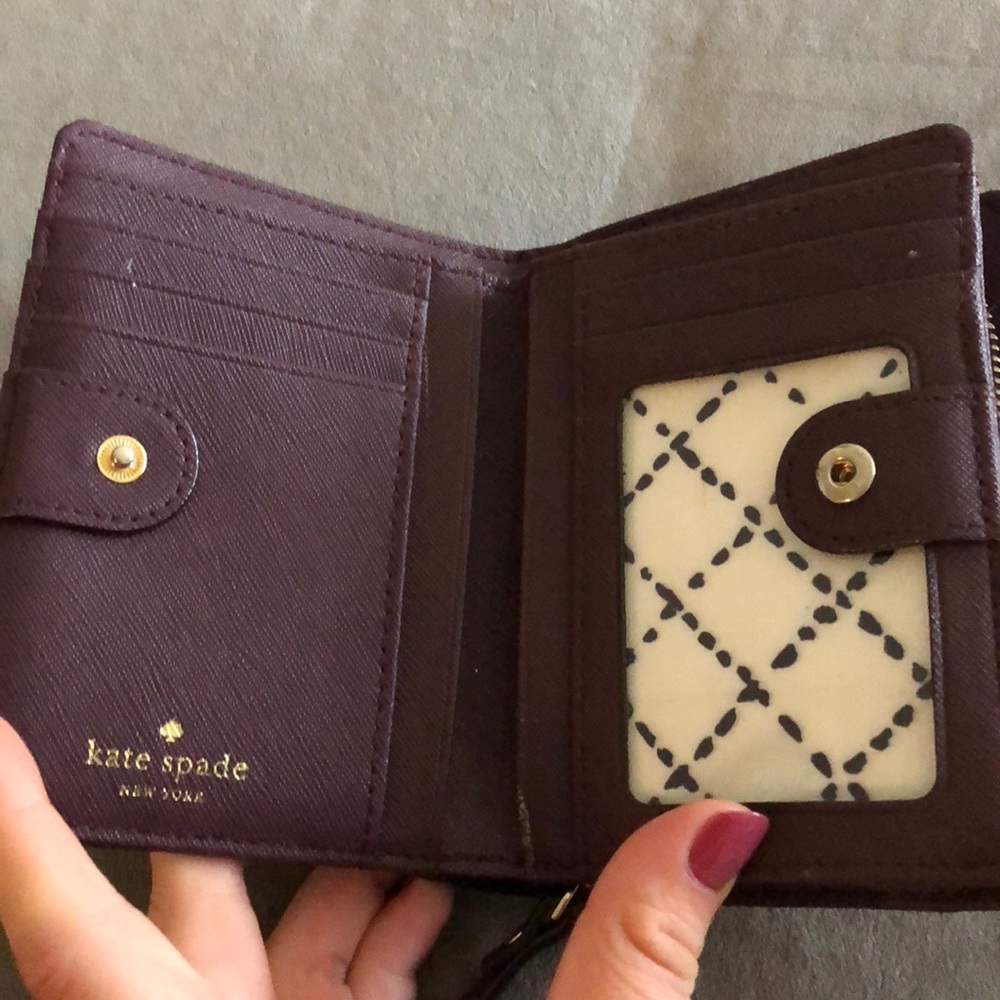 Kate Spade ♠️ Cara Newbury Lane mulled wine color - Picture 2 of 5